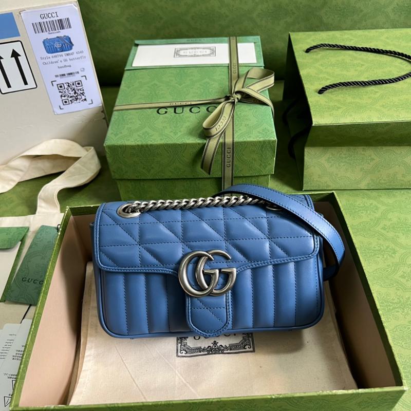 Gucci Chain Shoulder Bag 476744 Blue